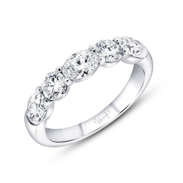 Uneek Eternity Collection Five-Stone Oval Shaped Eternity Ring