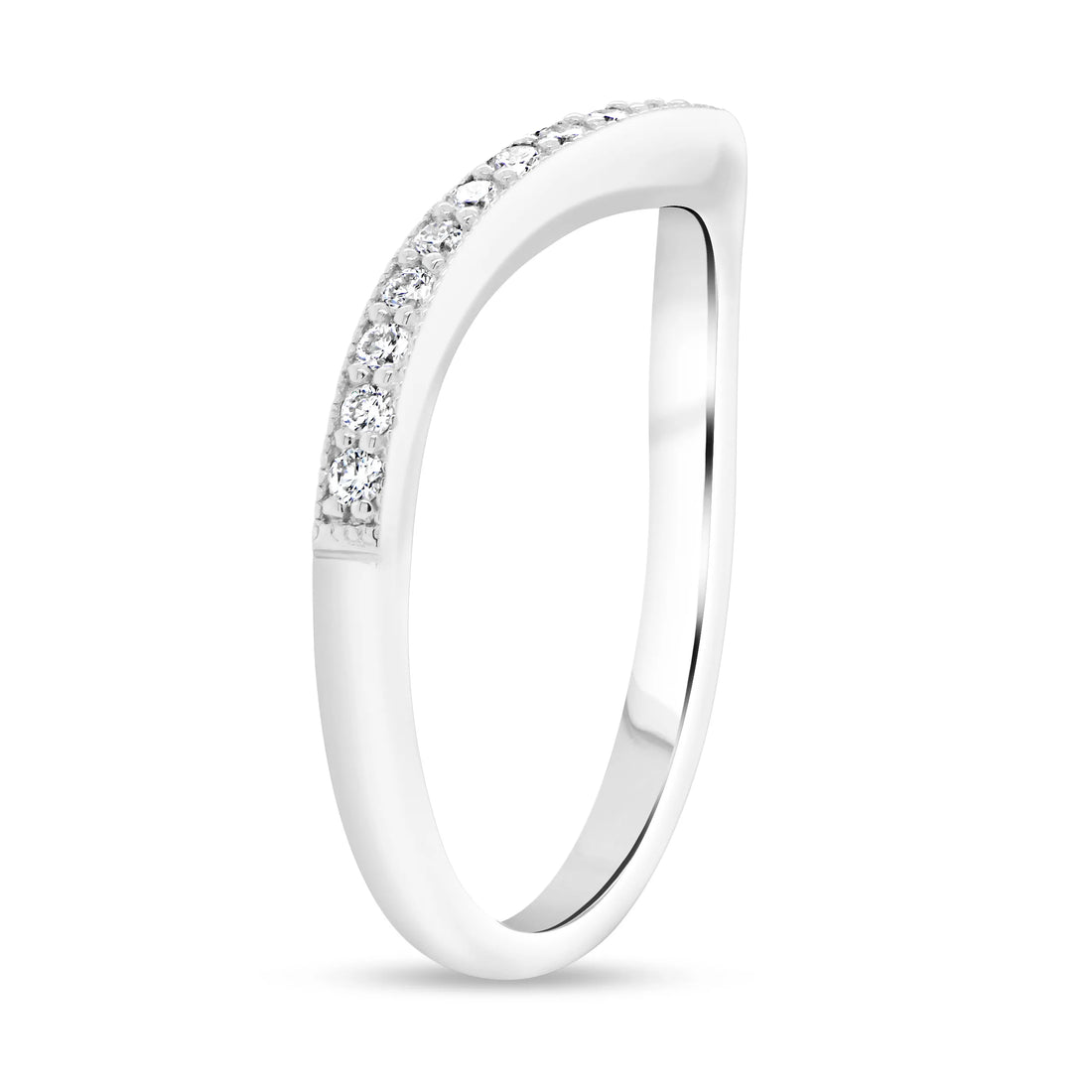 Uneek Timeless Collection Curved Wedding Ring