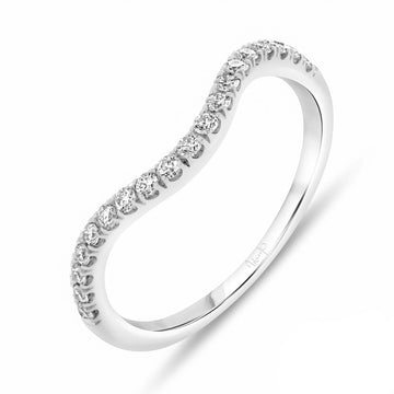 Uneek Timeless Collection Curved Wedding Ring