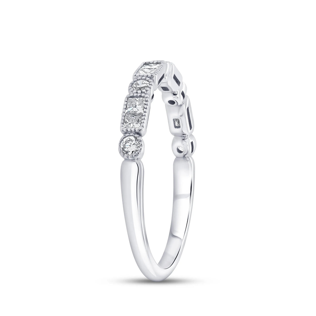Uneek Precious Collection 1-Row Wedding Ring