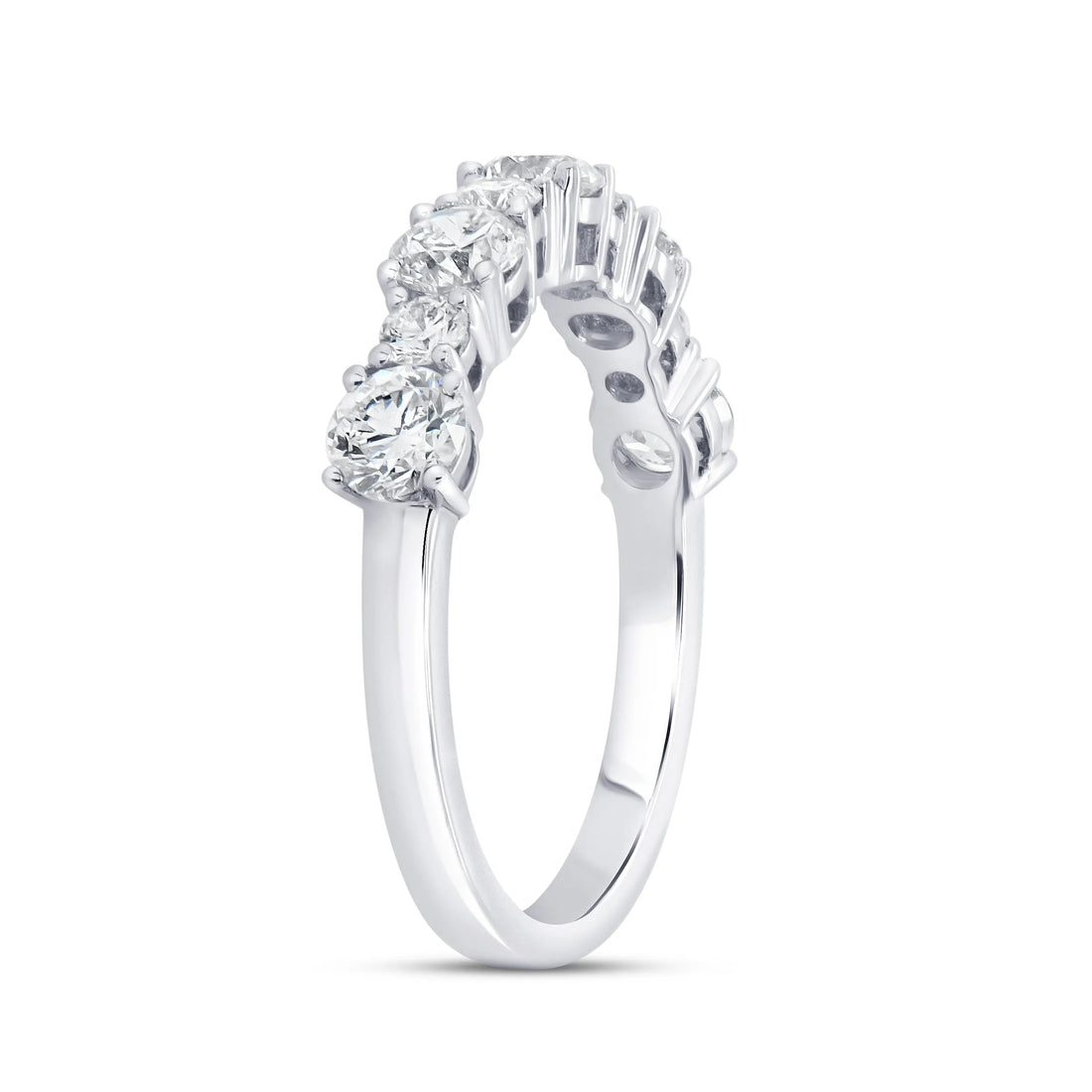 Uneek Stackable Collection 1-Row Anniversary Ring