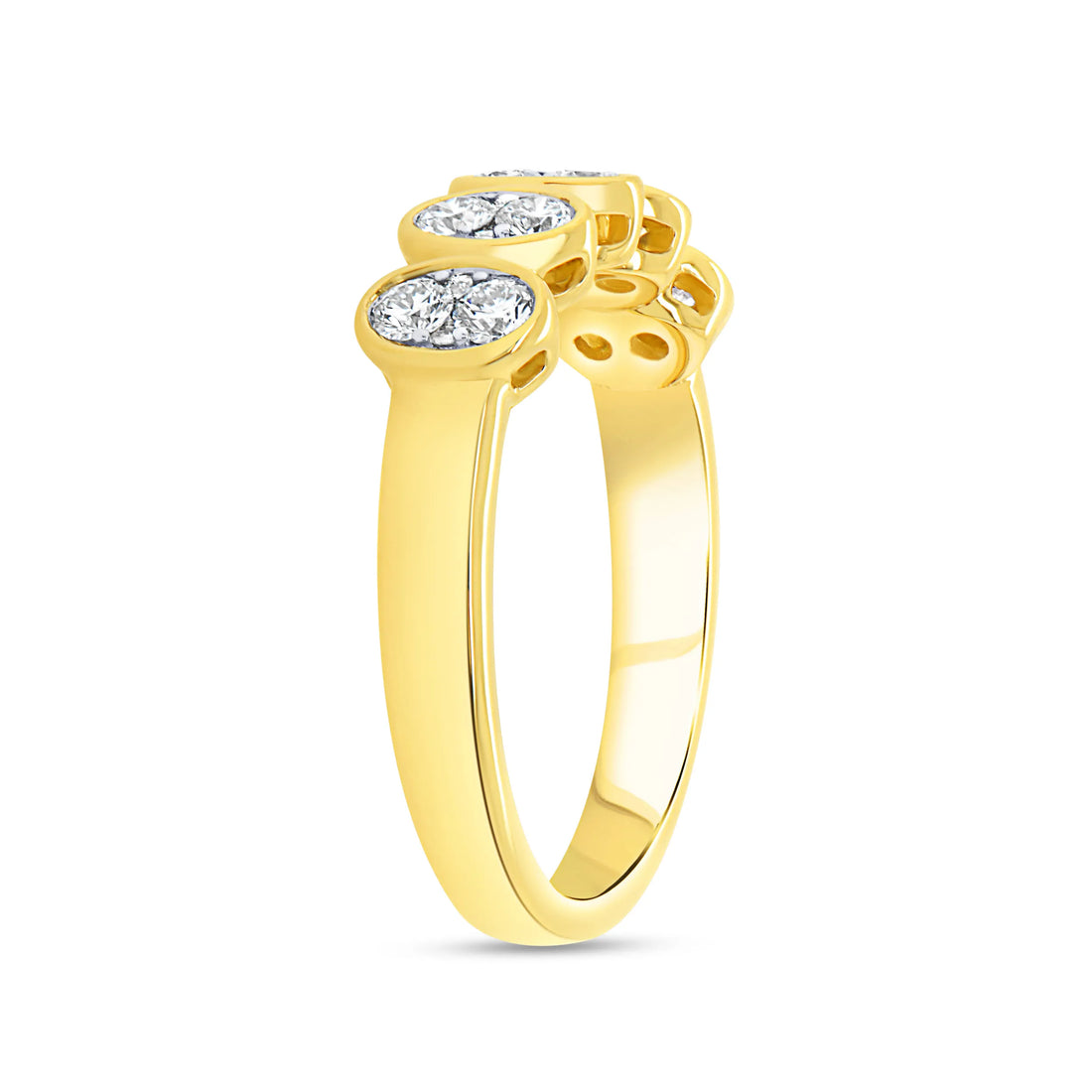 Uneek Stackable Collection Bezel Fashion Ring