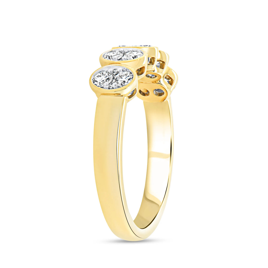 Uneek Stackable Collection Bezel Fashion Ring