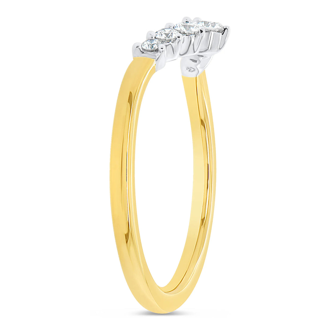 Uneek Timeless Collection Curved Wedding Ring
