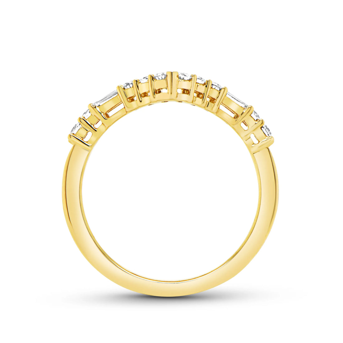 Uneek Timeless Collection Curved Wedding Ring