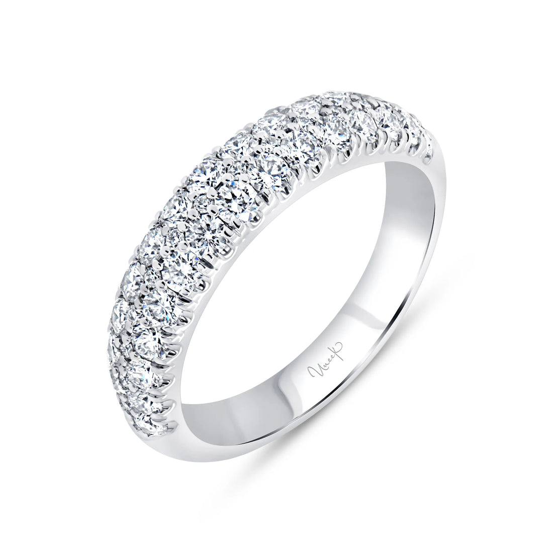 Uneek Bouquet Collection 2-Row Anniversary Ring