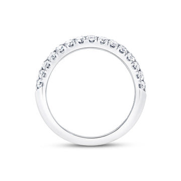 Uneek Bouquet Collection 2-Row Anniversary Ring