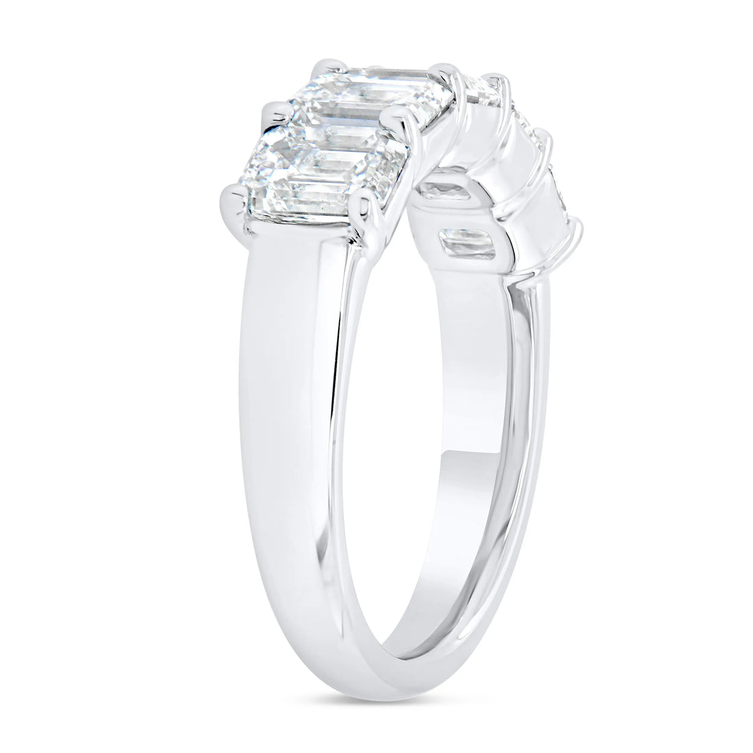Uneek Timeless Collection Five-Stone Emerald Cut Diamond Anniversary Ring