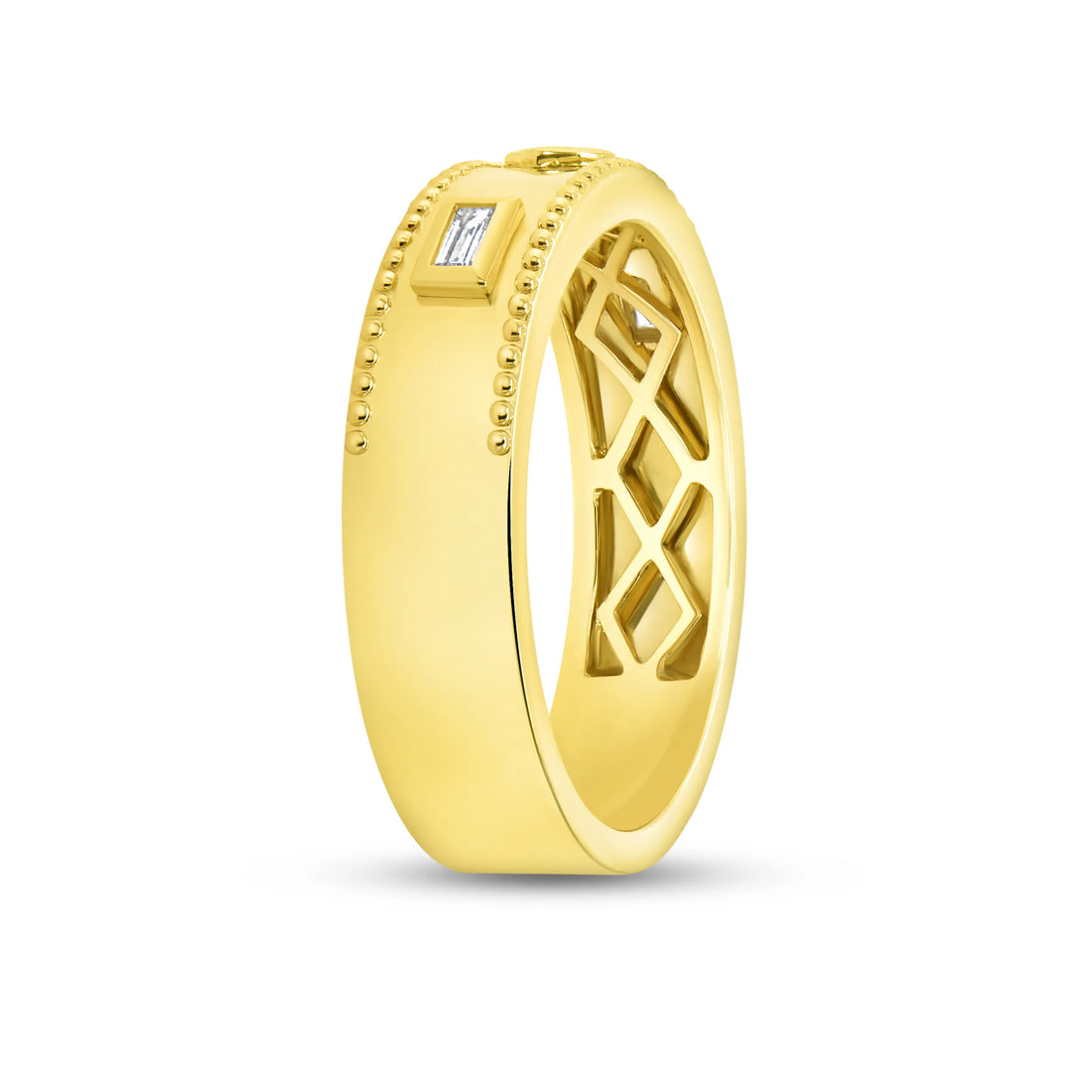Uneek Alexandria Collection Straight Fashion Ring