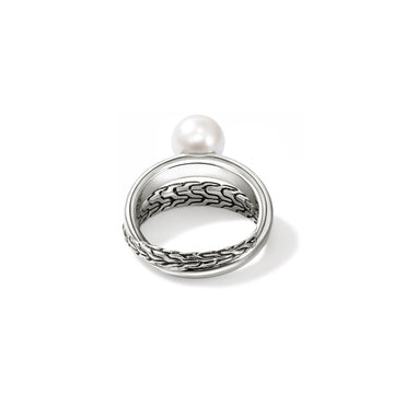 JH Essential Pearl Ring, Sterling Silver