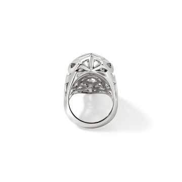 Naga Saddle Ring, Sterling Silver
