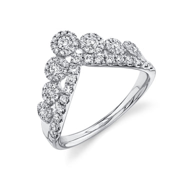 0.66Ct 14K W/G Diamond Lady'S Ring