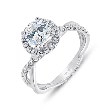 Uneek Infinity Collection Halo Engagement Ring