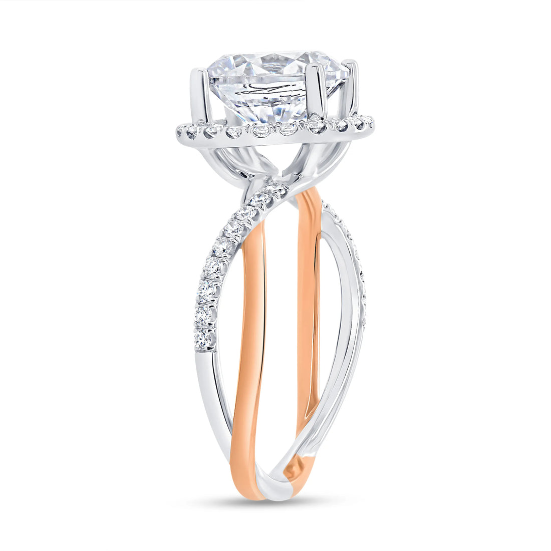 Uneek Infinity Collection Halo Engagement Ring