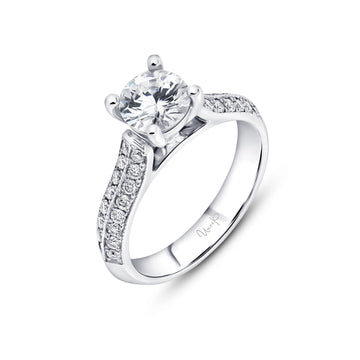 Uneek Bofb Collection Straight Engagement Ring