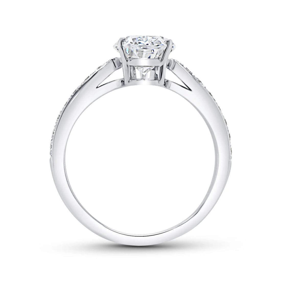 Uneek Bofb Collection Straight Engagement Ring