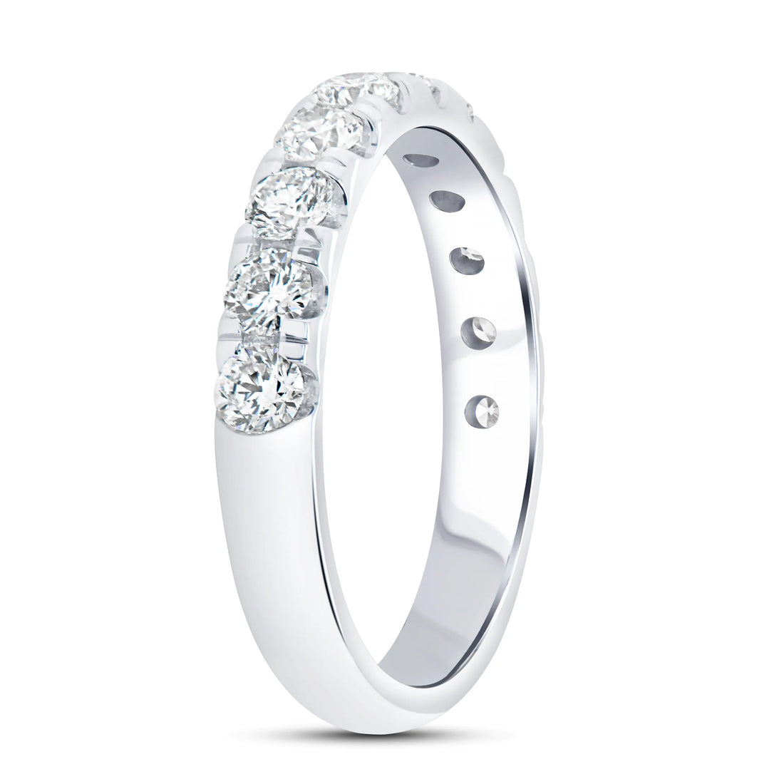 Uneek Bofb Collection 1-Row Wedding Ring