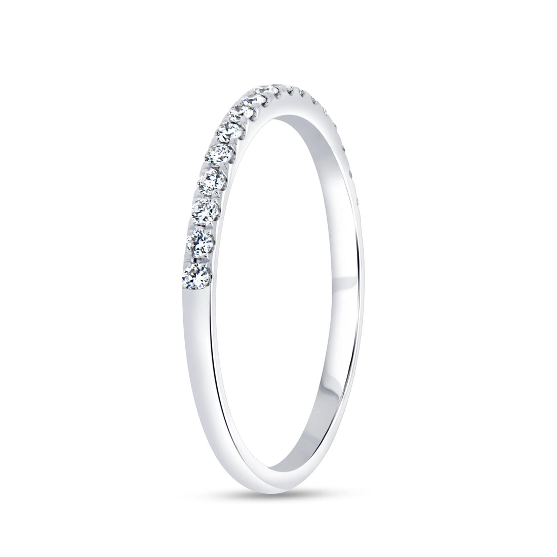Uneek Petals Collection 1-Row Wedding Ring