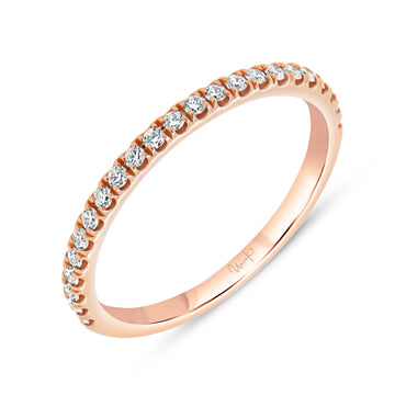 Uneek Petals Collection 1-Row Wedding Ring