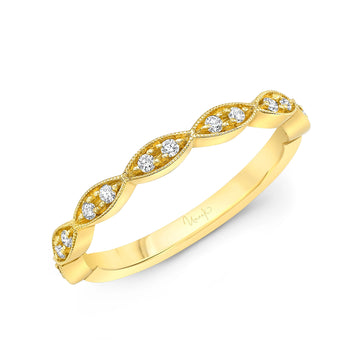Uneek Us Collection 1-Row Wedding Ring