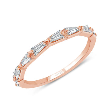 Uneek Us Collection 1-Row Wedding Ring