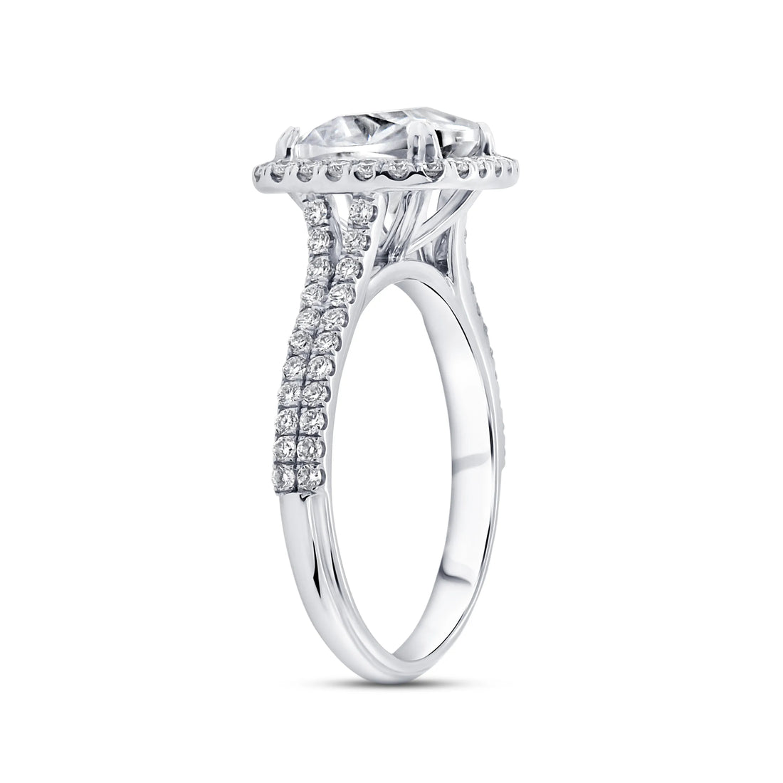Uneek Unity Collection Halo Engagement Ring