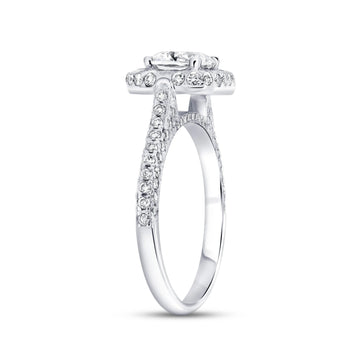 Uneek Unity Collection Halo Engagement Ring