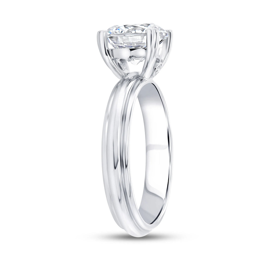 Uneek Unity Collection Solitaire Round Engagement Ring