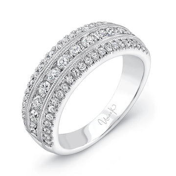 Uneek Unity Collection 3-Row Wedding Ring