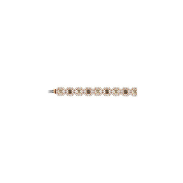 Christopher Designs Diamond Halo Fancy Diamond Center Bracelet