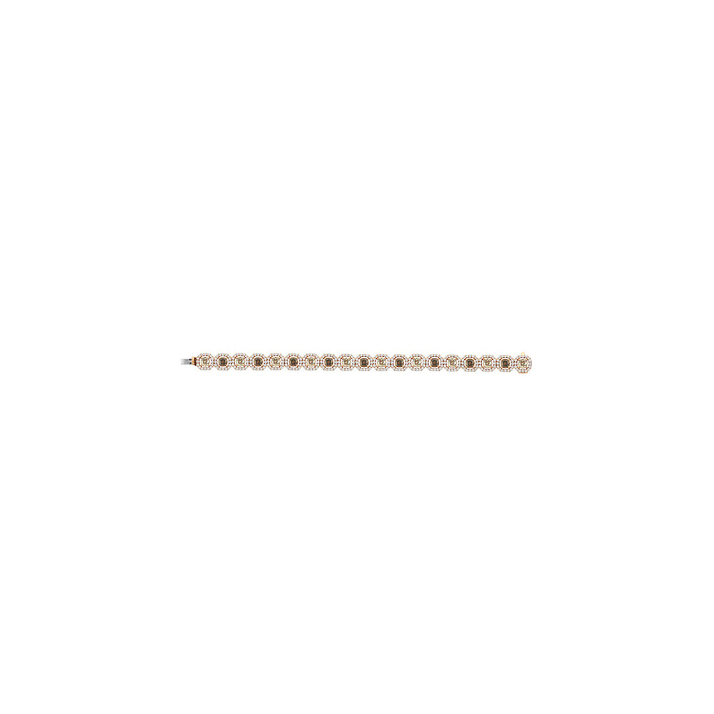 Christopher Designs Diamond Halo Fancy Diamond Center Bracelet